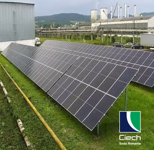 CIECH Soda România începe producţia de energie şi investeşte 1,7 milioane de lei într-un parc fotovoltaic 