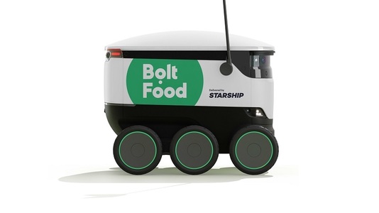 Bolt, rivala Uber, va livra alimente cu o flotă de roboţi, pentru început în Estonia