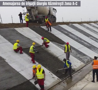 Barbu, vizită la Amenajarea de Irigaţii Giurgiu Răsmireşti: Pe canalele noi, reabilitate şi cu ajutorul staţiilor de pompare modernizate, aducem apă din Dunăre pentru a iriga circa 76.000 hectare - VIDEO