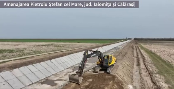 Ministrul Agriculturii: Una dintre cele mai vechi amenajări de irigaţii din România, Pietroiu-Ştefan cel Mare e în plin proces de reabilitare. Investiţie de 276 milioane lei şi finalizarea lucrărilor este în 2025 - VIDEO