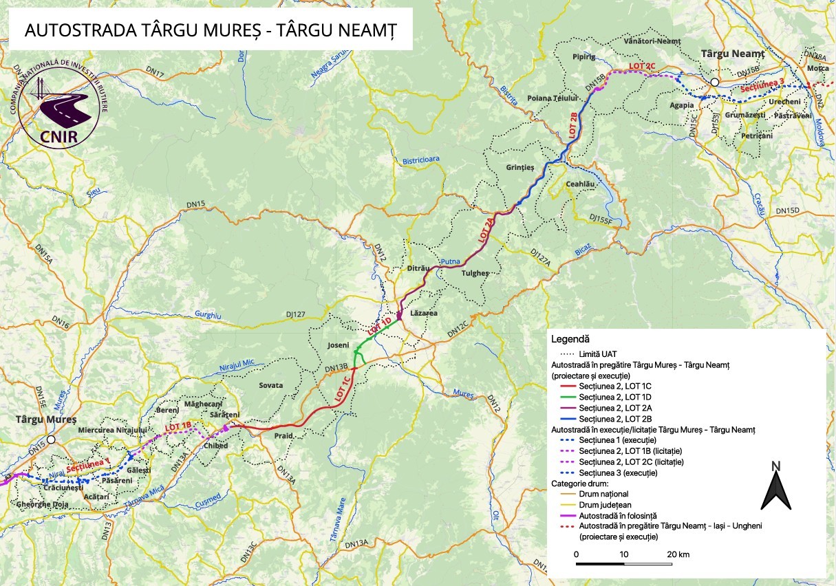 Nouă oferte au fost depuse la contractul pentru supervizarea lucrărilor de proiectare şi execuţie pe lotul 2C Pipirig-Vânători Neamţ al Autostrăzii Unirii A8. Contractul ajunge la 66 milioane lei