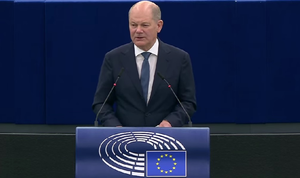 UE este pregătită să răspundă SUA în privinţa tarifelor comerciale, spune Olaf Scholz
