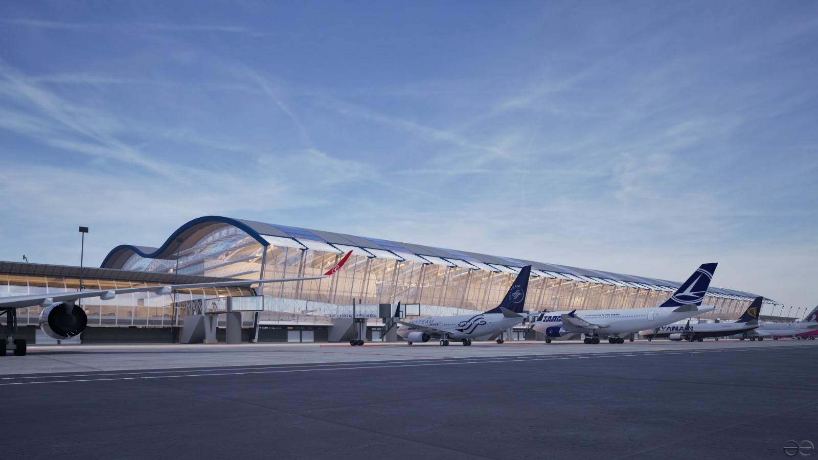 Compania Naţională Aeroporturi Bucureşti lansează licitaţia pentru proiectarea noului terminal al Aeroportului “Henri Coandă” şi a infrastructurii aeroportuare aferente. Valoarea estimată a serviciilor se ridică la aproximativ 40 milioane euro