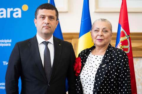 Ministrul interimar al Transporturilor, Radu Miruţă, discuţii la Timişoara cu ministra Transporturilor din Serbia, despre Autostrada Timişoara-Moraviţa şi reluarea transportului feroviar de călători