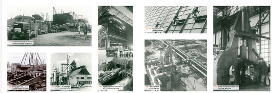 FOTO: Combinatul Siderurgic Galaţi şi Biblioteca V. A. Urechia Galaţi