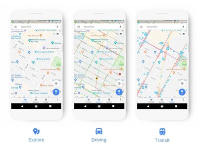 Google Maps primeşte o interfaţă nouă care pune accent pe evidenţierea informaţiilor relevante