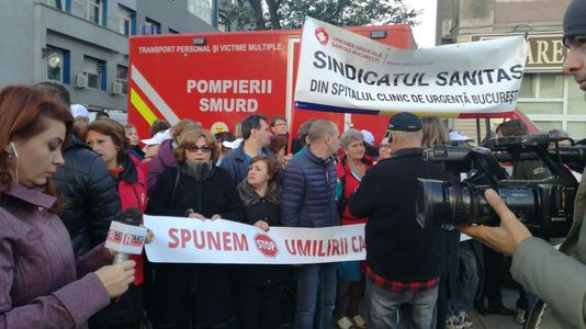 Federaţia Sanitas suspendă greva generală din spitale. Marius Sepi: Dacă majorările salariale nu trec de Parlament luni, reluăm greva generală - UPDATE