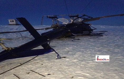 Omul de afaceri Romeo Dunca s-a prăbuşit cu elicopterul pe Muntele Mic, în Caraş-Severin. Milionarul a scăpat fără răni