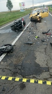 Dâmboviţa: Poliţist mort într-un accident rutier în timp ce se îndrepta spre serviciu