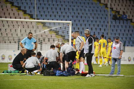 Buzău: Accident la Regions Cup - un fotbalist englez a ajuns în stare gravă la spital. FOTO