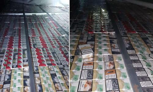 Aproape 3,4 milioane de pachete cu ţigări de contrabandă, confiscate de poliţiştii de frontieră în primele nouă luni ale acestui an

