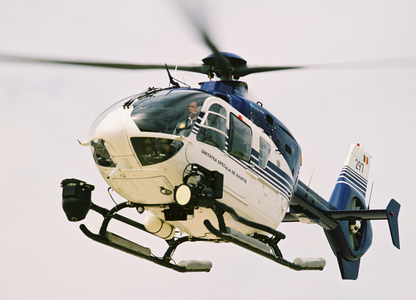 Galaţi: Supraveghere din elicopter pentru localităţile în care ar putea să apară conflicte stradale