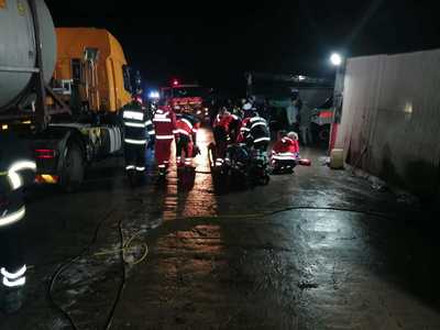 UPDATE - Prahova: Bărbat salvat după ce a rămas inconştient în interiorul unei cisterne pe care o igieniza/ El a fost resuscitat şi transportat la spital/ Poliţia a deschis un dosar penal 