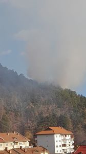 UPDATE Neamţ: Incendiu de vegetaţie uscată pe Muntele Pietricica / Pompierii au reuşit să stingă focul / O suprafaţă de un hectar şi jumătate, afectată  - FOTO
