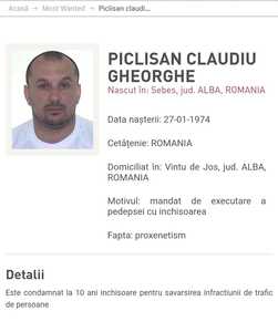 Urmărit din categoria ”Most Wanted”, prins în Spania / A fost condamnat la 10 ani de închisoare pentru exploatarea sexuală a mai multor persoane, unele minore / Era dat în urmărire din octombrie 2010

