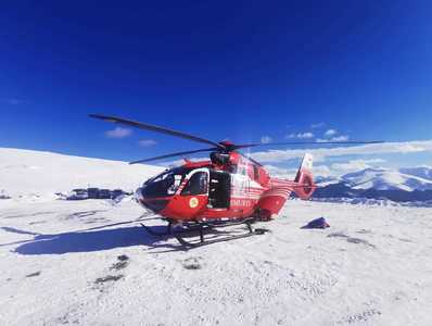 Turist german, accidentat pe Muntele Mic / A fost solicitat un elicopter SMURD pentru salvarea sa
