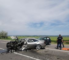 Accident rutier în Vrancea – Şase persoane au fost rănite / Trafic rutier blocat pe DN 2, la limita cu judeţul Bacău