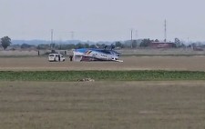 Buzău - Incident la aterizarea unei aeronave civile de mici dimensiuni