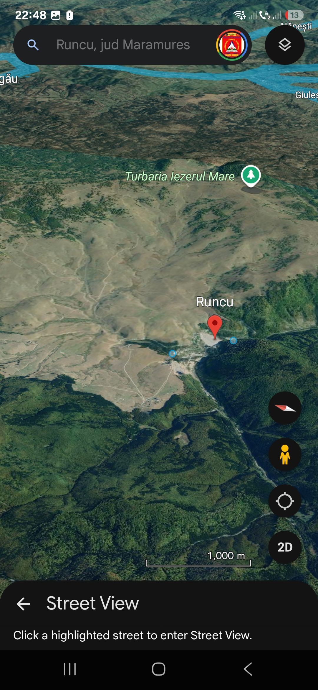 Maramureş: Incendiu de vegetaţie în zona Runcu / Salvamontiştii intervin cu o dronă cu termoviziune