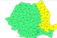 Cod galben de vânt puternic, până joi seară, în mai multe zone ale ţării / Vremea în Bucureşti - HARTA