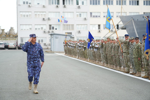 Peste 500 de militari români şi străini participă la un exerciţiu multinaţional în Marea Neagră şi în portul militar Constanţa