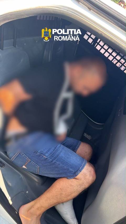 Cetăţean sirian care a fugit de la o percheziţie la locuinţa sa din Ilfov, sărind de la etajul al doilea, prins de poliţiştii din judeţul Constanţa