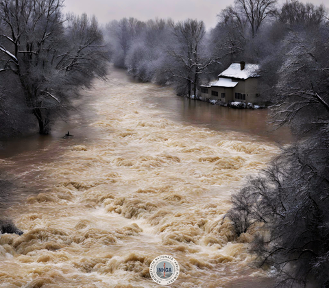 Cod roşu de inundaţii şi viituri rapide, la noapte, în judeţele Dâmboviţa şi Prahova/ Alte judeţe din ţară, sub avertizare cod portocaliu