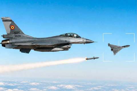 Comandantul detaşamentului românesc de poliţie aeriană din Lituania, pilot de F-16, explicaţii despre condiţiile de neutralizare ale unei drone: În meseria noastră rapid nu înseamnă neapărat şi eficient - VIDEO