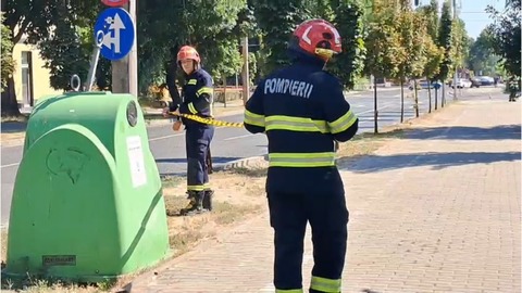 Timişoara: Conductă de alimentare cu gaz, spartă în timpul unor lucrări - FOTO