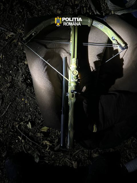 Bărbat reţinut după ce şi-a amenajat ilegal o zonă de vânătoare pe un fond cinegetic din Alba