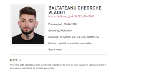 Iubitul tinerei care a fost găsită moartă, într-o valiză, pe râul Olt, s-a predat autorităţilor din Elveţia