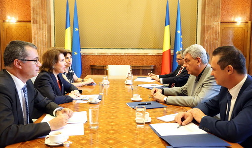 Mihai Tudose a discutat cu ambasadoarea Franţei despre transpunerea în practică a Parteneriatului Strategic româno-francez