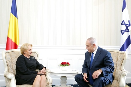 Viorica Dăncilă a avut o întrevedere cu Benjamin Netanyahu. VIDEO