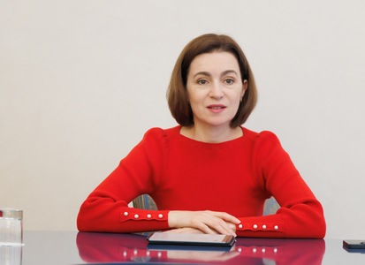 Preşedintele Republicii Moldova Maia Sandu va primi sâmbătă, la Timişoara, premiul Timişoara Pentru Valori Europene
