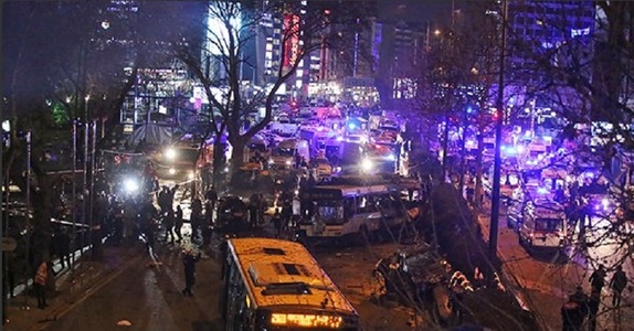 Poliţia turcă a reţinut patru suspecţi după atentatul de la Ankara