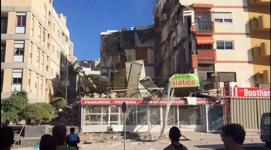 Bilanţul oficial al prăbuşirii unei clădiri în Tenerife a ajuns la doi morţi şi trei răniţi