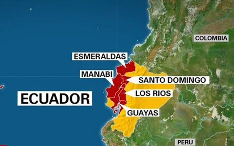 Bilanţul cutremurului din Ecuador a crescut la 350 de morţi, anunţă ministrul Securităţii