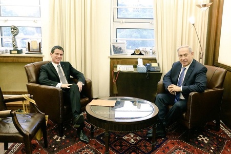 Telefonul premierului francez Manuel Valls ar fi fost spionat în Israel; biroul lui Netanyahu dezminte