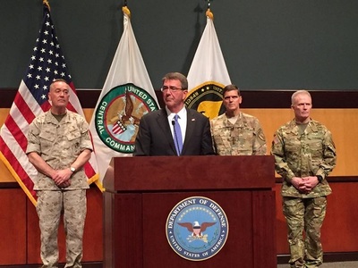 Carter: SUA vor ajuta Irakul să construiască o platformă logistică pe un aerodrom într-un efort de a recuceri Mosulul