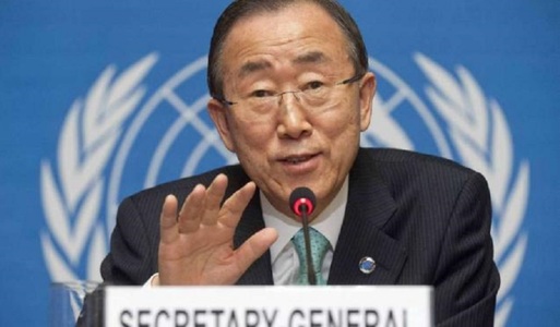 Secretarul general al ONU Ban Ki-moon îndeamnă la anchetarea imediată a unor atacuri aeriene asupra unei şcoli din Idleb