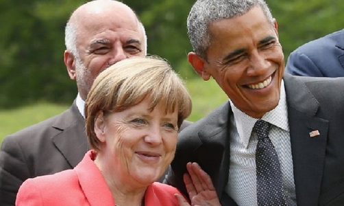Obama a luat cina la Berlin cu Angela Merkel, căreia se pregăteşte să-i predea ştafeta de lider al lumii libere