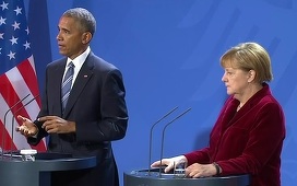Barack Obama şi Angela Merkel au subliniat importanţa continuării negocierilor pentru TTIP