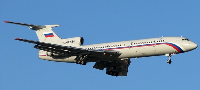 AFP: Principalele accidente de avioane de tip Tupolev 154 din ultimii 15 ani