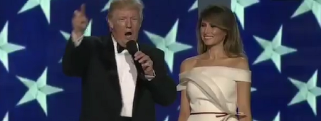 Donald Trump întreabă la al doilea bal de învestire, Freedom Ball, dacă să continue să folosească Twitter-ul - VIDEO
