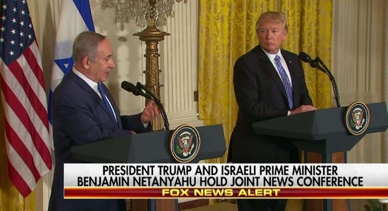 Preşedintele Donald Trump promite că va depune ”mari eforturi” pentru obţinerea păcii în Orientul Mijlociu