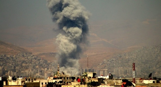 Rebelii sirieni susţin că avioanele armatei israeliene sunt implicate în explozia din apropierea aeroportului din Damasc