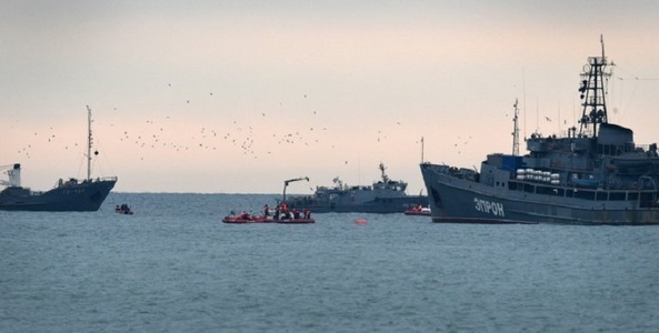 Nava rusă de spionaj Liman s-a scufundat în largul Istanbulului în urma coliziunii cu cargobotul Youzarsif H care transporta vite, anunţă autorităţile turce