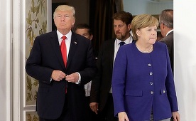 Trump discută cu Merkel şi May la summitul G20, Putin aşezat la câteva locuri depărtare