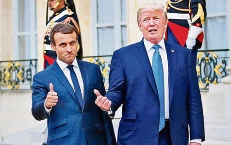 ”Nimic nu ne va despărţi vreodată” de SUA, spune Macron alături de Trump