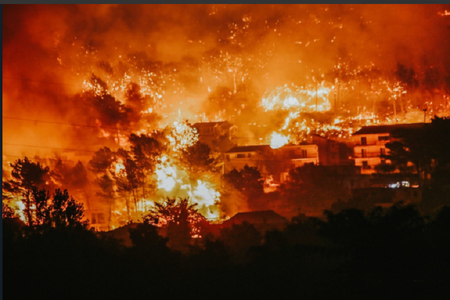 Sudul Europei, afectat de mai multe zile de incendii violente de vegetaţie